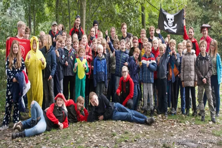 Junior Zeeverkenners stoppen muiterij op Koudenhoorn