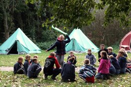 Junior Zeeverkenners stoppen muiterij op Koudenhoorn