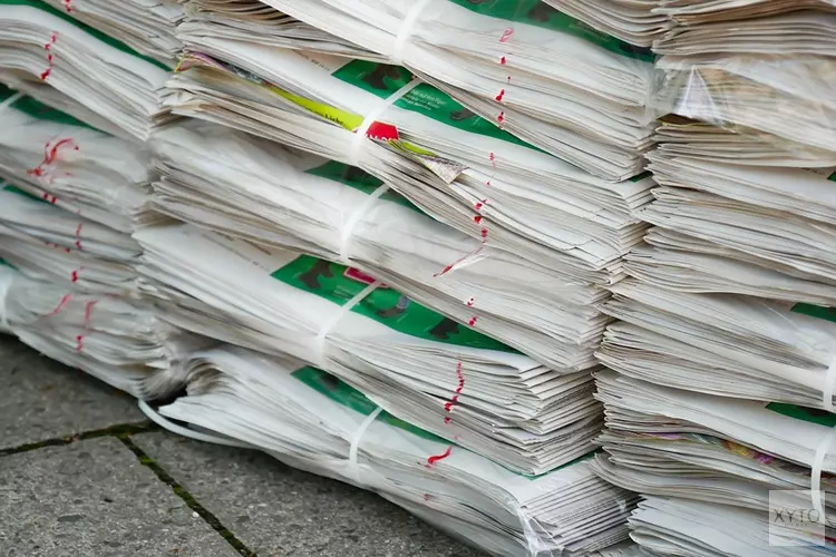 Tijdelijk meer papiercontainers in Teylingen