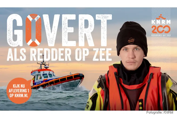 Van YouTube-avonturier tot Redder: Govert Sweep duikt in de wereld van jarige KNRM