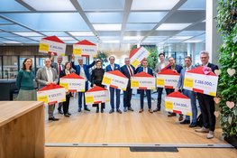 Met liefde voor de bouw: provincie zet gemeenten in het zonnetje op Valentijnsdag