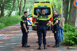 Fietser gewond na aanrijding met auto in Lisse