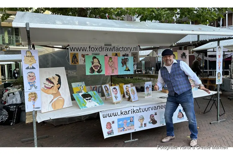 Eerste kunstmarkt in Sassenheim: ruim 45 kunstenaars in de Hoofdstraat