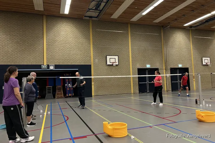 Probeerbadminton bij BC Dynamo Sassem